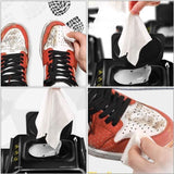 Natural Sneaker & Shoe Cleaner Wipes - Pack of 2 (160pc)